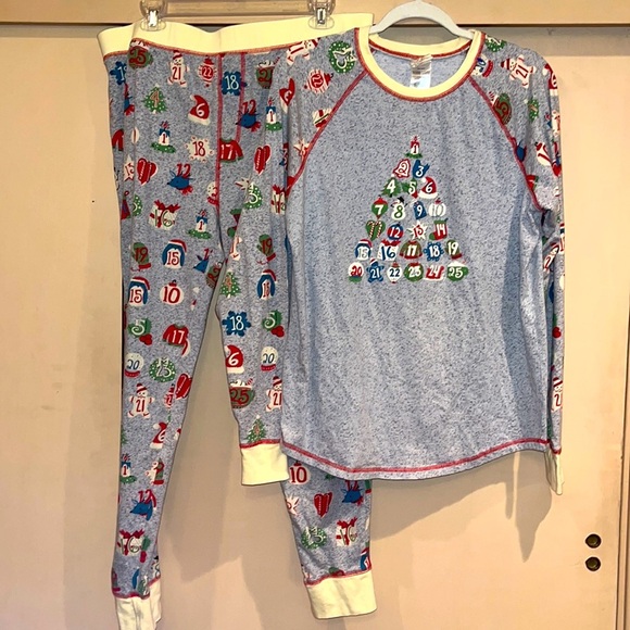 Munki Munki Christmas pajama set size Large - Picture 1 of 12
